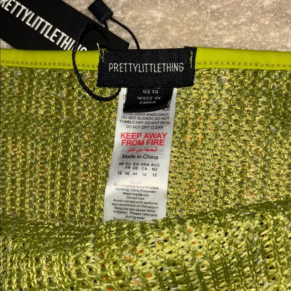 Green Sequin Halter Top - Picture 9 of 9